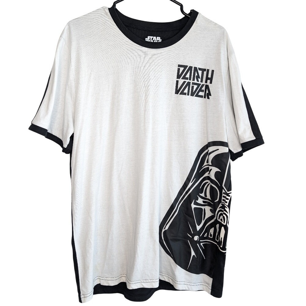 Mad Engine‎ Star Wars Men's Medium Black White Graphic T-shirt Darth Vader